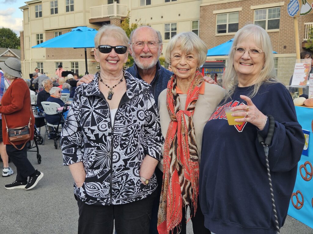 A group of people posing for a photo.