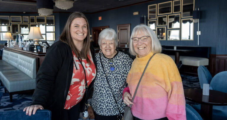 three women enjoying Capri Communities Life on the Road programing for active ageing.