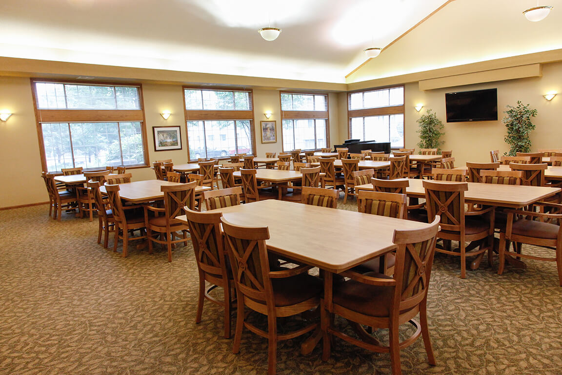 The Landmark Independent Living Dining Area