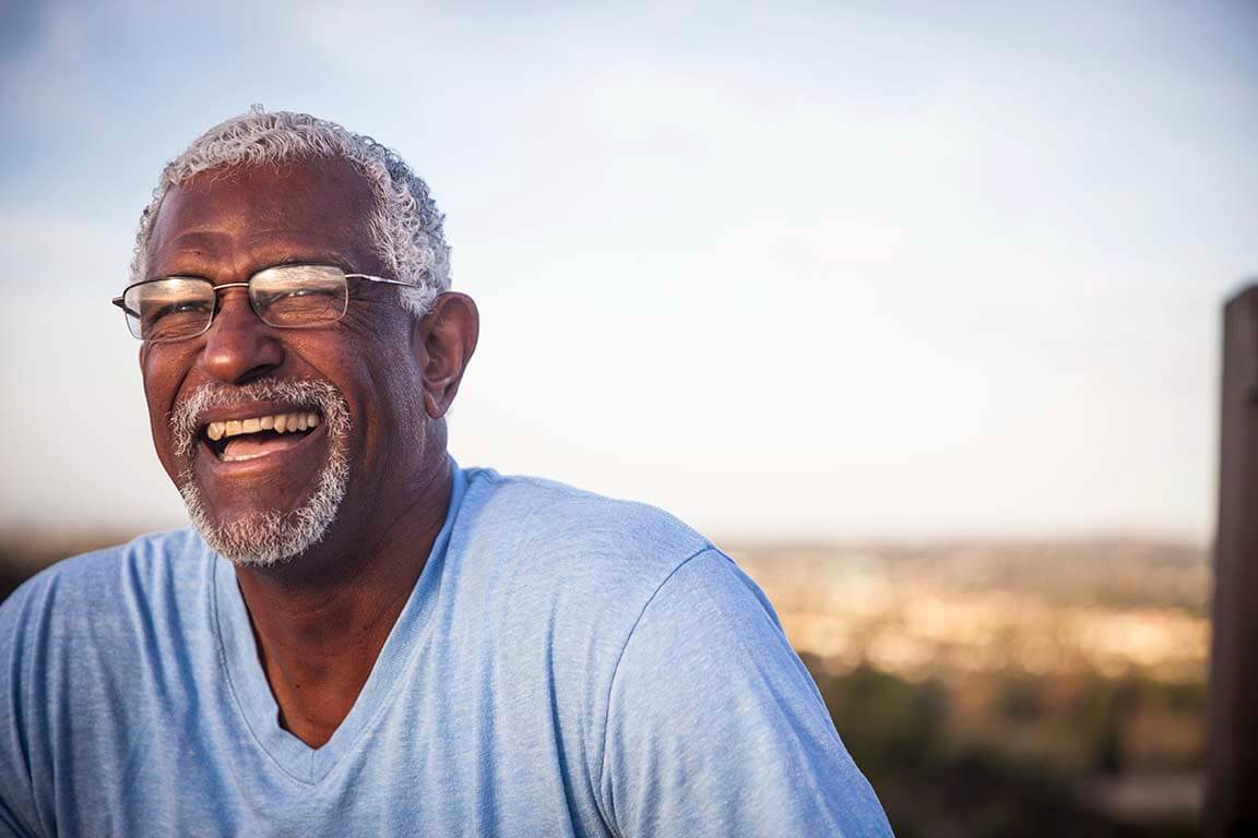 Independent Living Resident Laughing