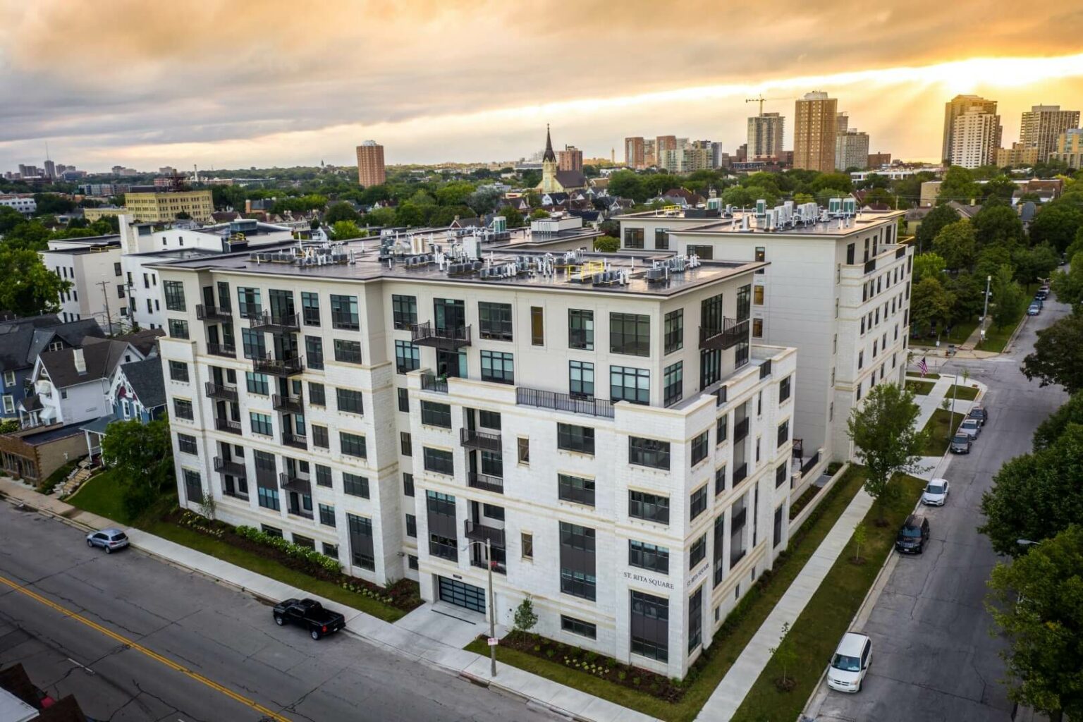 St Rita Square Senior Living Community - Aerial View