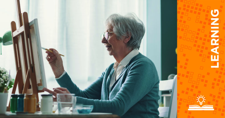 Senior Women Painting