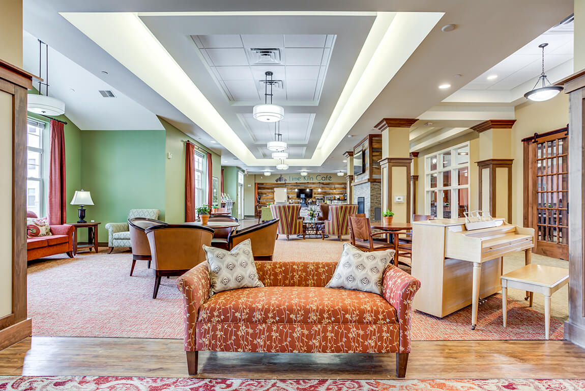 Village Point Commons Main Lobby and Sitting Area